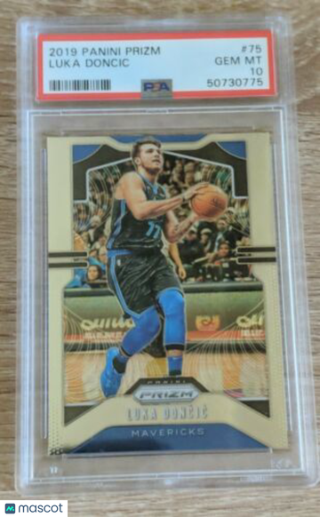 2019 Panini Prizm Luka Doncic #75 Parallel PSA 10