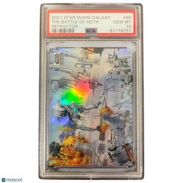 2021 Topps Chrome Star Wars Galaxy The Battle Of Hoth #60 PSA 10