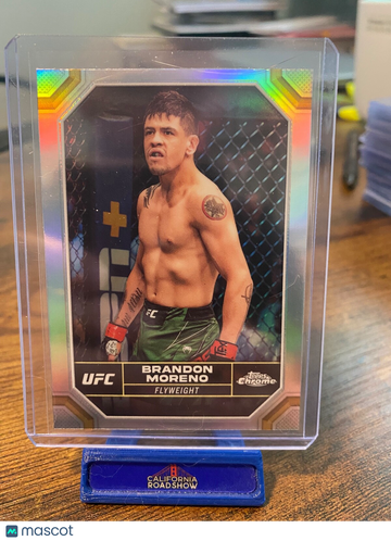 2024 Topps Chrome UFC Brandon Moreno #30 Chrome Parallel/Variety