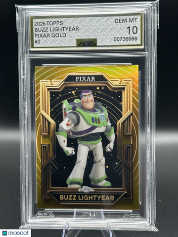 2025 Topps Chrome Pixar GOLD AGS 10