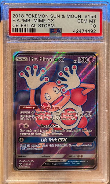 Pokemon /Pokémon -2018 Full art Mr. Mime