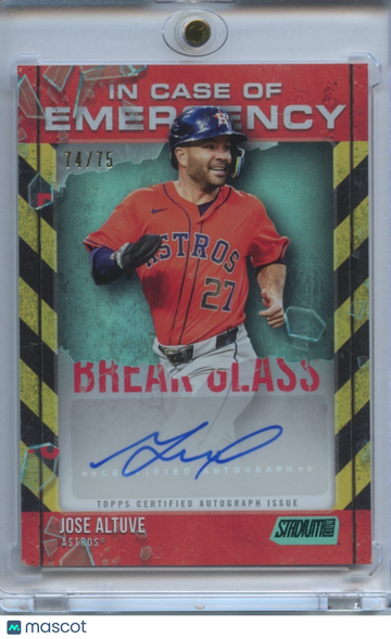 2025 Stadium Club Jose Altuve Topps