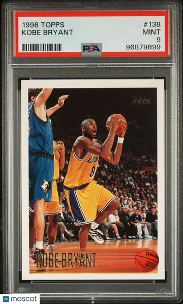 1996 Topps Kobe Bryant #138 PSA 9