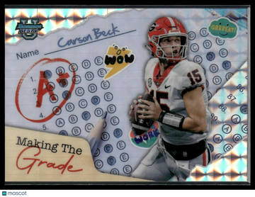 2024 Bowman University Best Carson Beck #MG-1 Making the Grade Geometric Refractor