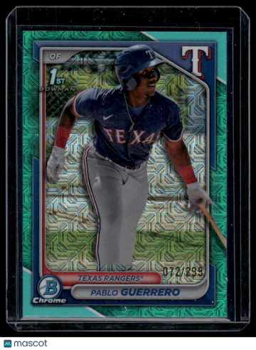 2024 Bowman Chrome Pablo Guerrero #BCP-212 Prospects Green Refractor SN