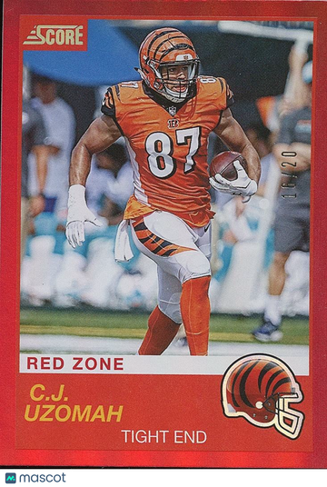 C.J. Uzomah 2019 Score Cincinnati Bengals