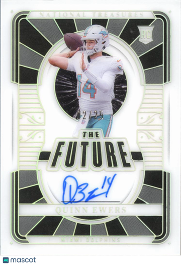2026 Panini National Treasures The Future Quinn Ewers #TF-QES RC