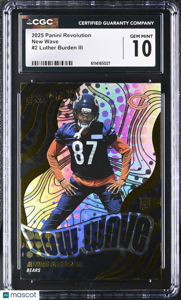 2025 Panini Revolution Luther Burden III #2 Rookie CGC 10