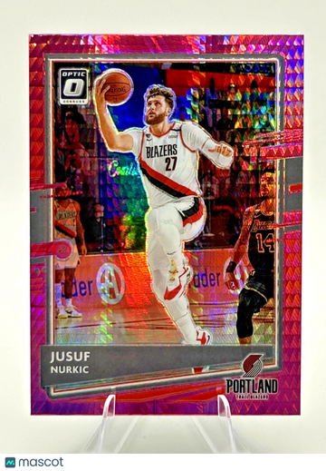 2020-21 Donruss Jusuf Nurkic #44 Pink Hyper Prizm Parallel/Variety Base Set