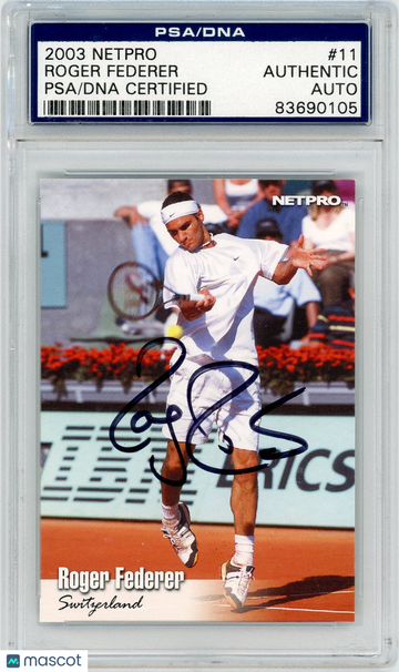 2003 Roger Federer PSA A Auto A