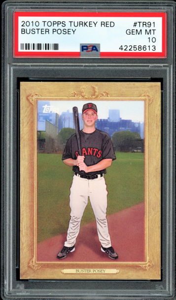 2010 Topps Turkey Red #91  Buster Posey RC  PSA 10  Very Low Pop Just 22
