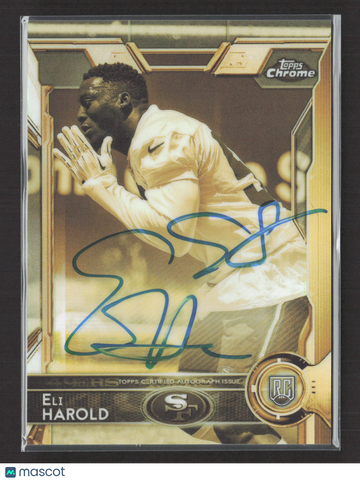 2015 Topps Chrome Eli Harold #158 RC Auto