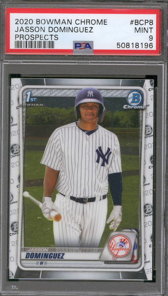 2020 Bowman Chrome Jasson Dominguez PSA 9