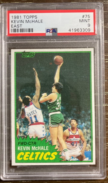 1981 Topps Kevin McHale PSA 9
