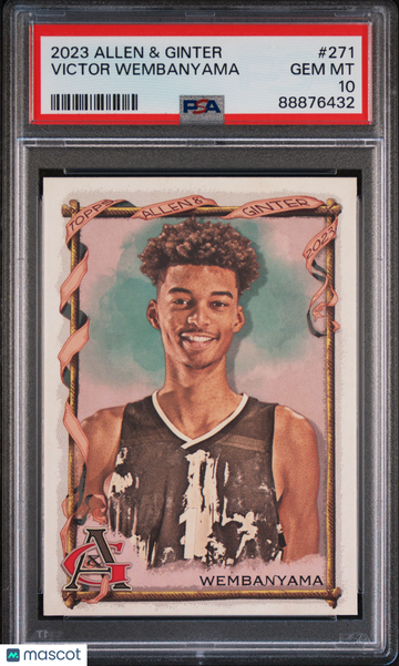 2023 Topps Allen & Ginter Victor Wembanyama #271 PSA 10 Rookie RC Gem MInt