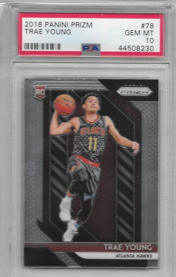 trae young prizm psa 10 