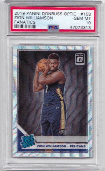 Zion Williamson 2019 Optic PSA 10