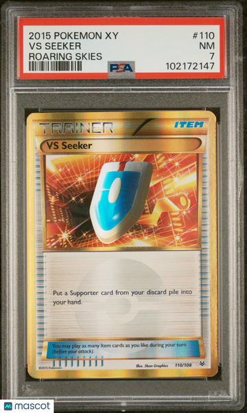 2015 Pokemon Xy Roaring Skies VS Seeker Roaring Skies PSA 7 #110
