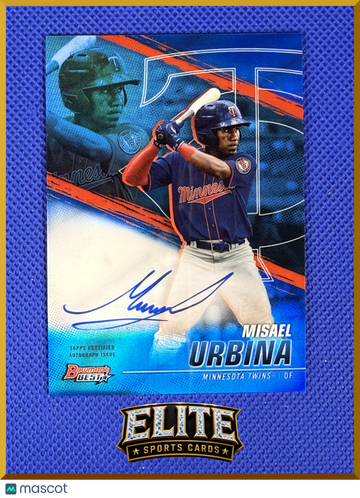 2021 Bowman's Best Misael Urbina #B21-MU Blue Refractor /150