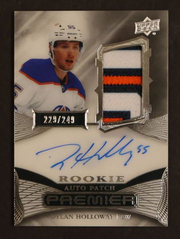2022-23 Upper Deck Premier Dylan Holloway #AR-DH RC RPA /249