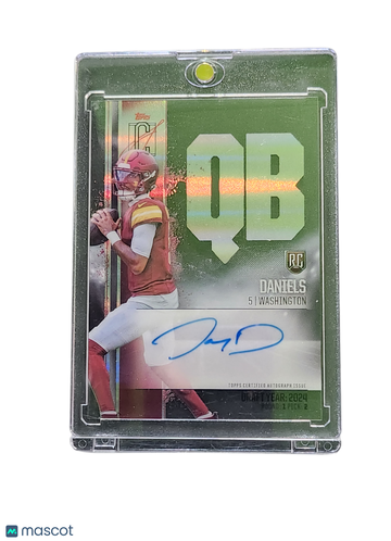 2024 Topps Signature Class Football Jayden Daniels #RCC-JD Rookie Crystal Clear Variation RC
