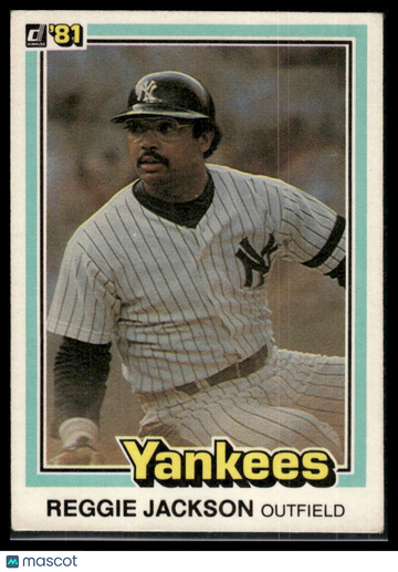 1981 Donruss Reggie Jackson #468