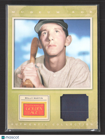 2012 Panini Golden Age Museum Age Billy Martin #21 Memorabilia Jersey