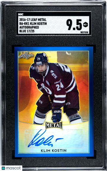 2016-17 Leaf Metal Klim Kostin #BA-KK1 SGC 9.5