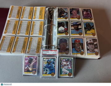 1983 Donruss Baseball Set + puzzle set w/ Sandberg PSA 8 #1-660 Base Set