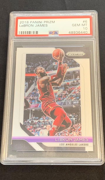 2018 Prizm Lebron James PSA 10