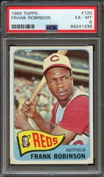 1965 Topps #120 Frank Robinson PSA 6