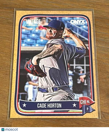 2024 Onyx Vintage - Yellow Bordered Cade Horton #OVCAHO