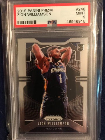 2019 Zion Williamson Panini Prizm PSA 9