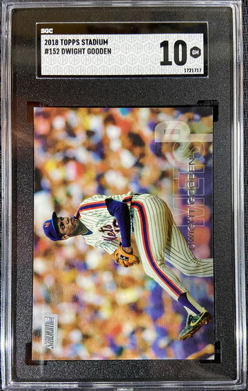 2018 Topps Stadium Club Dwight "Doc" Gooden SGC 10 GEM MINT!