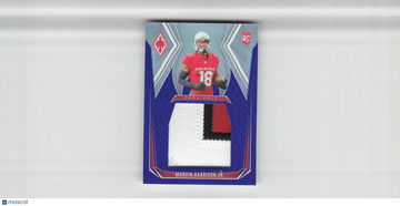 2024 Panini Phoenix Marvin Harrison Jr. #PP-MHJ Pandora Patch Blue /49 SN MEM