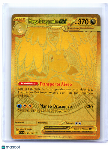 Ascended Heroes Mega-Dragonite ex Gold Mega Hyper Rare Spanish #295/217