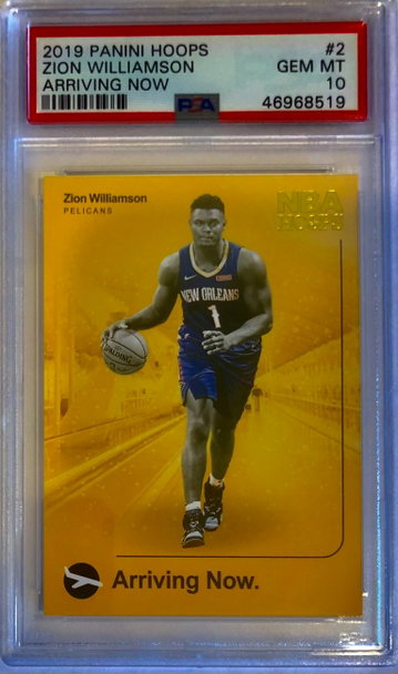 2019 Zion Williamson Hoops Arriving Now PSA 10