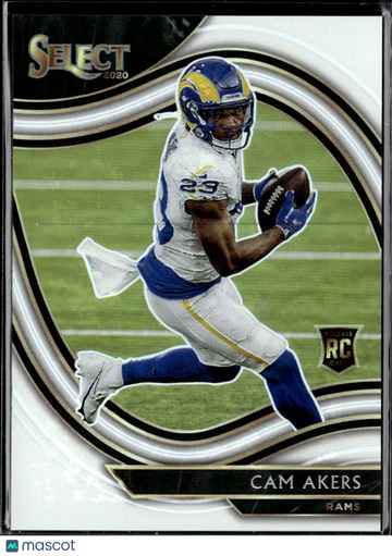 Cam Akers 2021 Panini Select Football RC Field Level Prizm /35 Los Angeles Rams