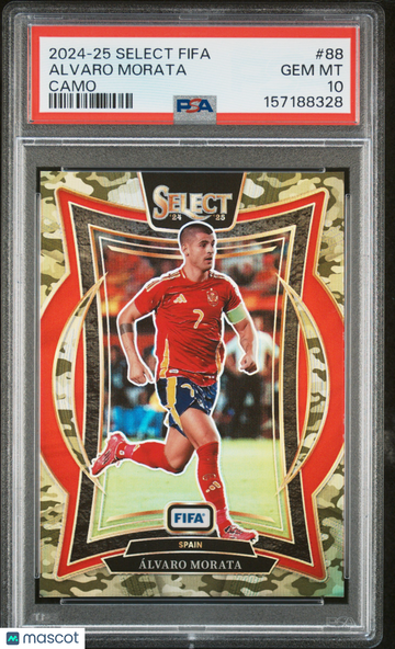 Alvaro Morata 2024-25 Panini Select FIFA #88 Camo