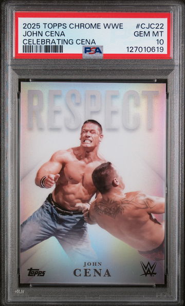 2025 Topps Chrome WWE Celebrating Cena John Cena #CJC-22 PSA 10