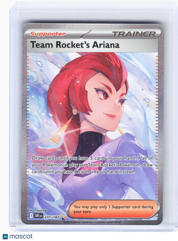 2025 Pokemon—Team Rocket's Ariana #237/182 Destined Rivals—Special Illustration Rare Holo