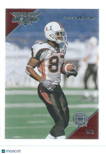 2001 Topps Debut Reggie Wayne Rookie