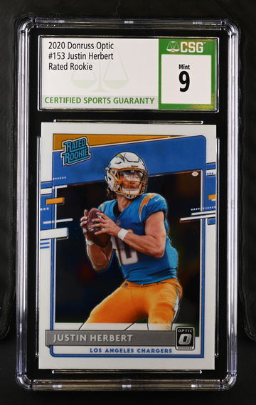 2020 JUSTIN HERBERT OPTIC RATED ROOKIE 