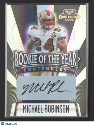 2006 Playoff Contenders Rookie of the Year Michael Robinson #ROY-18 /25