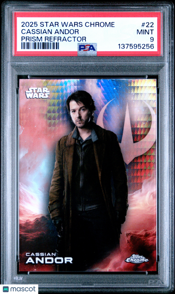 2025 Topps Chrome Star Wars Cassian Andor #22 PSA 9