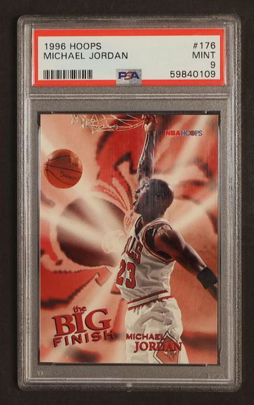 1996 Hoops Michael Jordan #176 PSA 9