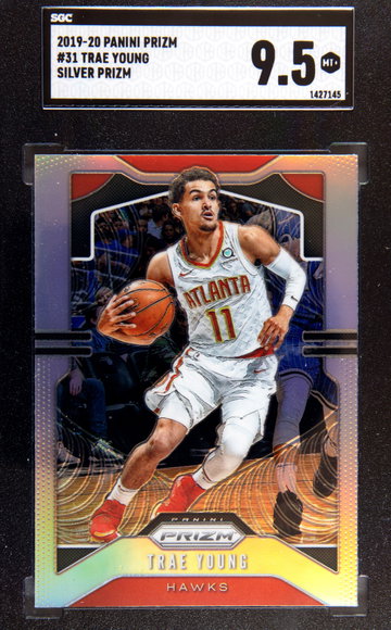 2019 Prizm Silver Trae Young SGC 9.5