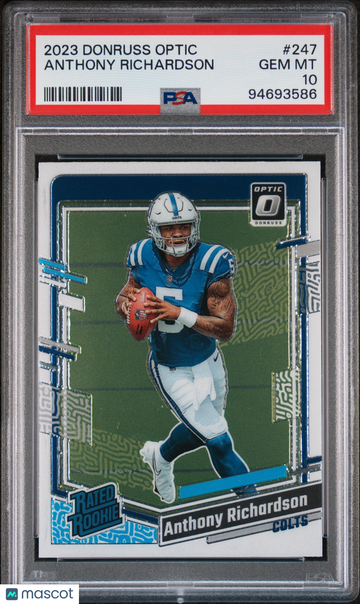 2023 Panini Donruss Optic Anthony Richardson #247 PSA 10
