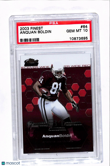 2003 Finest Anquan Boldin #64 PSA 10