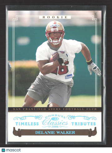 2006 Donruss Timeless Classics Tributes Delanie Walker #178